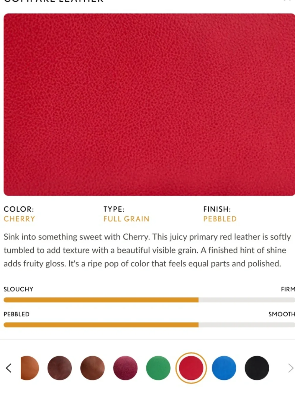 NWT Portland Leather Goods PLG Eclipse Makeup Bag in Cherry Red